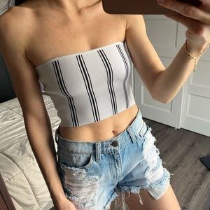 Striped Tube Top